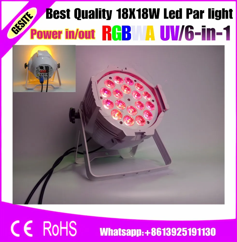 4 шт./лот American DJ Pro RGBWAUV Led PAR 54 CAN DMX Control 4/8 18 шт.|dmx controller|led par 54par |
