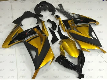 

EX 300 Ninja 2013 Abs Fairing for Kawasaki Zx300r 2013 - 2015 Gold Black Fairing Kits for Kawasaki Zx300r 13 14 Body Kits