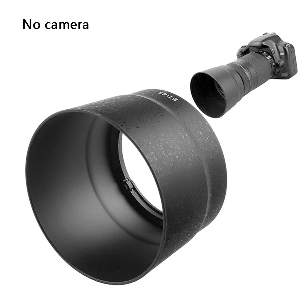 

Anti-reflective Replacement Cover Useful Simple Sun Shade Firmly Fashion Shield Lens Hood For Canon EF-S 55-250mm F/4-5.6 IS