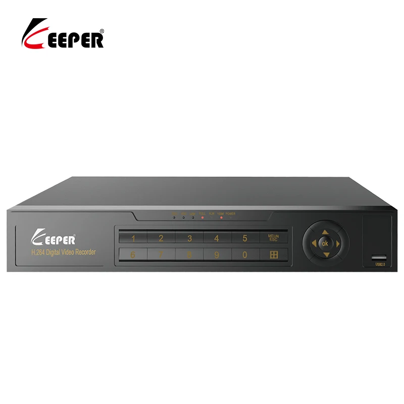 KEEPER 4 Channel 1080P Hybrid 5 In 1 XVR DVR Video Recorder For AHD Analog Camera TVI CVI CVBS IP Cameras ninivision 8ch ahd 1080p dvr hybrid dvr 1080p nvr video recorder ahd dvr for ahd analog camera ip camera tvi camera cvi camera