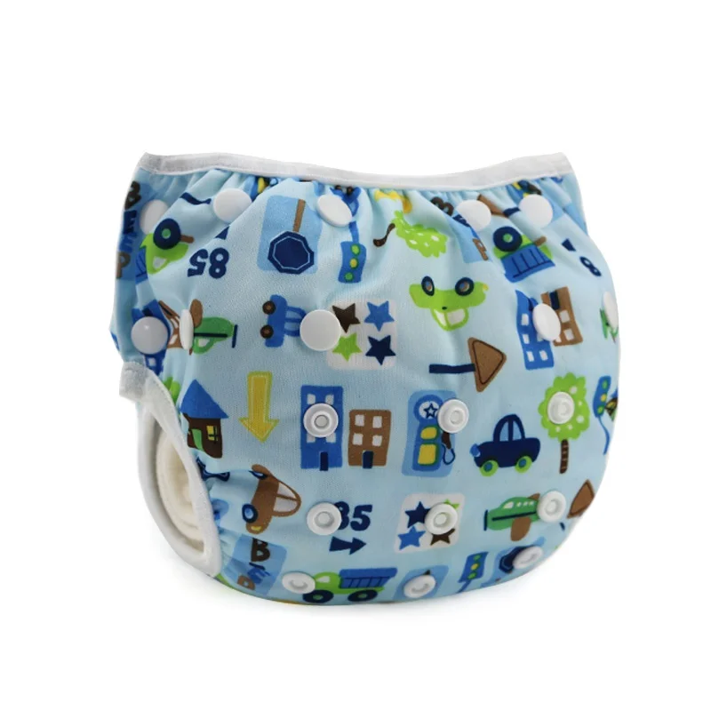 27 Цвет милый ребенок Подгузники Детские хлопок тренировочные брюки новорожденных Водонепроницаемый Регулируемый Плавание пеленки