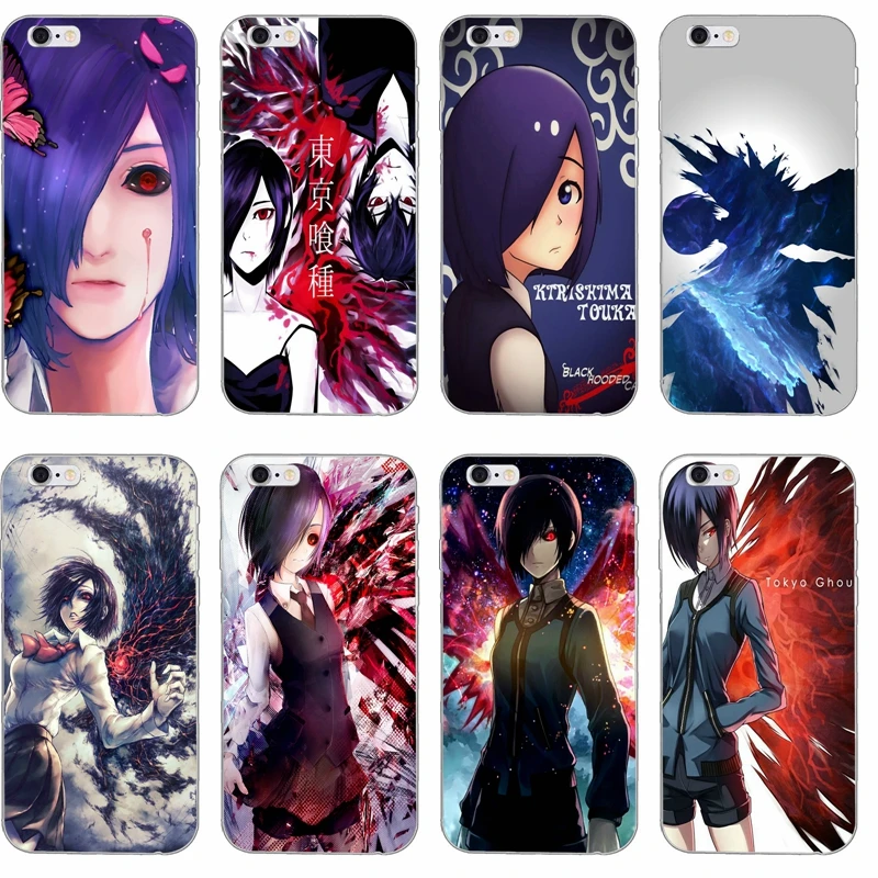 

anime Touka Kirishima tokyo ghoul Silicone TPU Soft phone case For Samsung Galaxy S3 S4 S5 S6 S7 edge S8 Plus mini Note 3 4 5