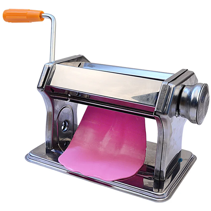 

Stainless Steel Hand Cranked Polymer Clay Press Rolling Machine Handmade Press Pasta Tools Non-Electric DIY Craft Gadgets
