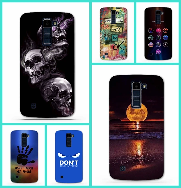 

New Arrivals Premium Silicone Soft TPU Ultra Thin TPU Print Back Cover Phone Case For LG K10 LTE K420N K430 K430ds Phone Bag Hot