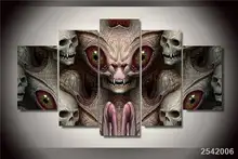 Hd Printed font b Science b font Fiction Alien Painting Canvas Print Room Decor Print Poster