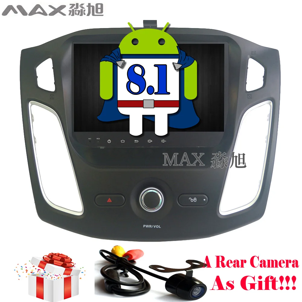 MAX Android 8 1 автомобильный dvd-плеер для Ford Focus 3 2012 2013 2014 2015 GPS навигация Радио/RDS Bluetooth 4G