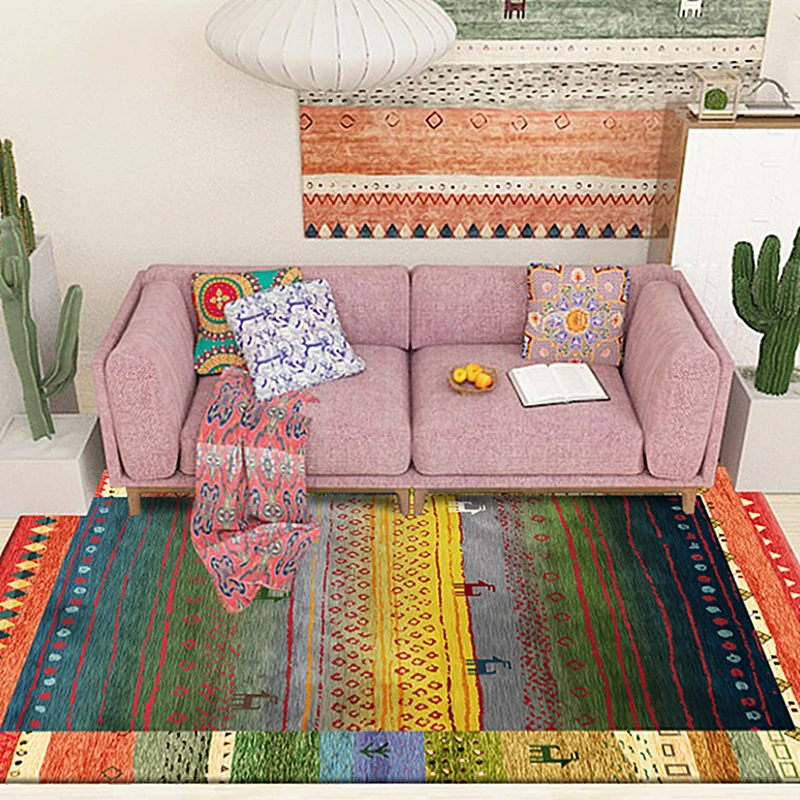  Vintage Classic Large 200x300CM Area Rugs Home Carpets For Living Room Antiskid Mat Geometric 3D Pr - 33014559840