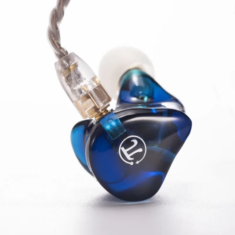 Pai Audio DR2 динамические наушники-вкладыши HiFi внутриканальные мониторы - Цвет: Royal blue