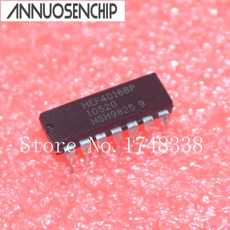 10 шт. CD4016BE CD4016 HEF4016BP DIP HCF4016BE HCF4016 4016 DIP14 и IC