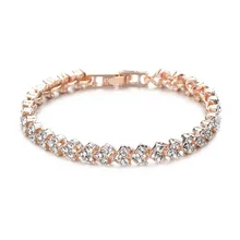 Хрустальный Браслет Гламурное любящее сердце теннисные браслеты свадебный шар прекрасный браслет сияющий кристалл Роскошные ювелирные изделия для леди