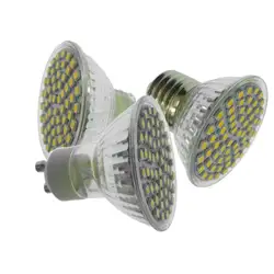 Теплый белый светодиодный лампы освещения США Plug E27 60SMD-3528 Spotlight