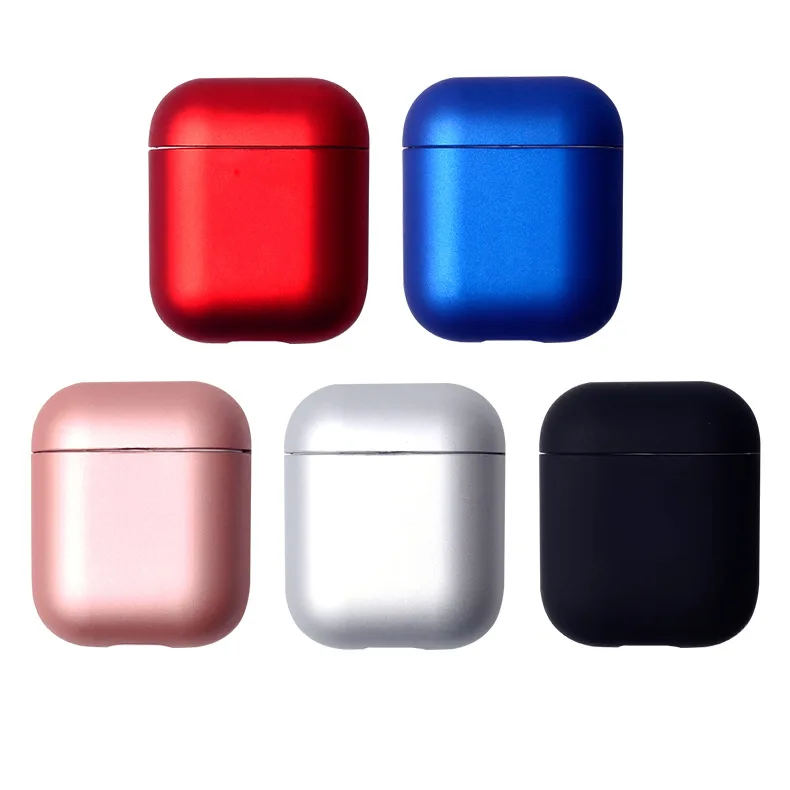 Роскошный Жесткий чехол для наушников из поликарбоната Apple Airpods ударопрочный Air