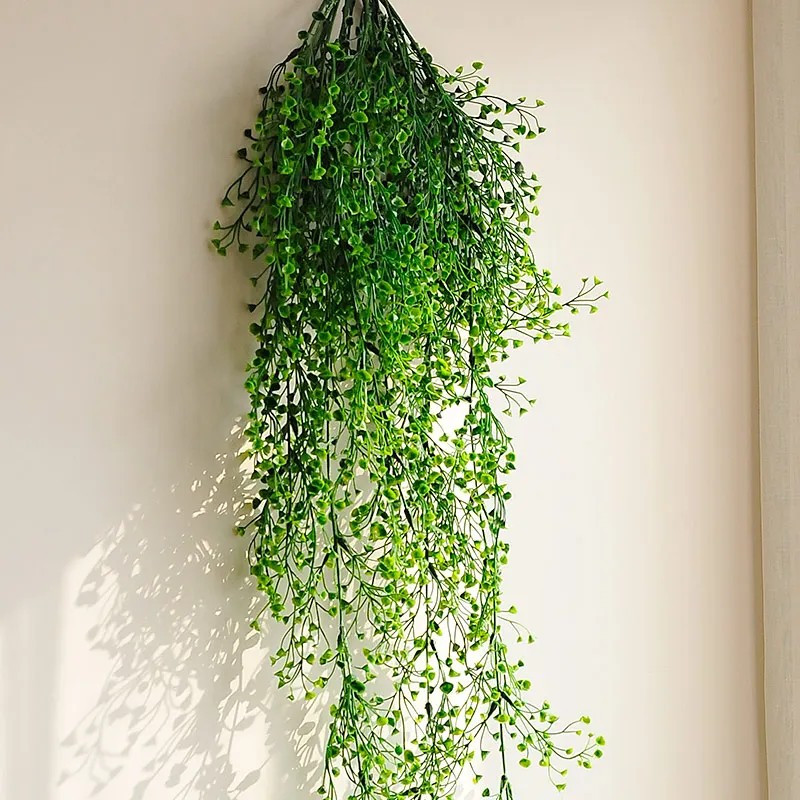 Flower Vine Rattan Hanging Plant Artificial Plant Leaves Wall Accessories Balcony Decorattion Home Decoration