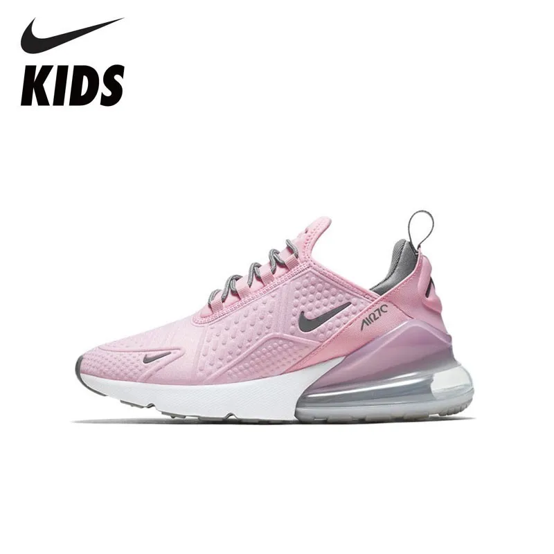 NIKE AIR MAX Kids 270 SE (GS) новое поступление пот-абсорбент Детские кроссовки малышей открытый кроссовки AQ2654-600