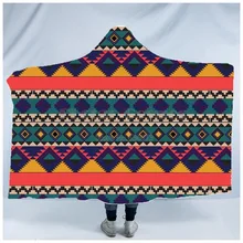 Plstar Cosmos Bear Totem/одеяло с капюшоном в индийском стиле, объемный принт, носимое одеяло для взрослых, мужчин, женщин, стиль-8