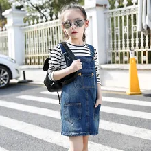 Комбинезон для маленьких девочек; джинсы для малышей; весна г.; милые джинсовые комбинезоны; детское цельнокроеное платье; модные комбинезоны для маленьких девочек