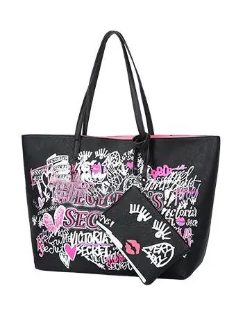 

2019 new fashion black FLOWER bag travel duffel bag women Travel SHOULDER BAG LARGE Handbags beach large capacity shopping bags