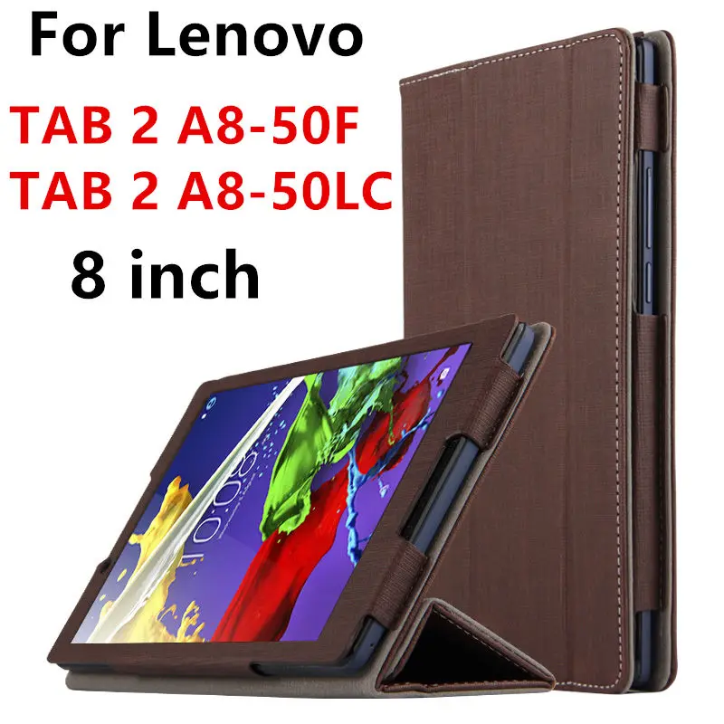 Case For Lenovo Tab 2 A8 50F TAB2 A8 50LC Smart cover Leather