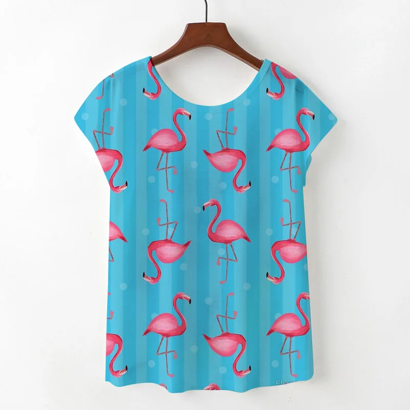 2018 verano Flamingo Camisetas Casual o-cuello de un solo lado impreso camiseta Tops Harajuku divertida Mujer Camisetas Mujer camiseta Mujer 2018 verano Flamingo Camisetas Casual o-cuello de un solo lado impreso camiseta Tops Harajuku divertida Mujer Camisetas Mujer camiseta Mujer