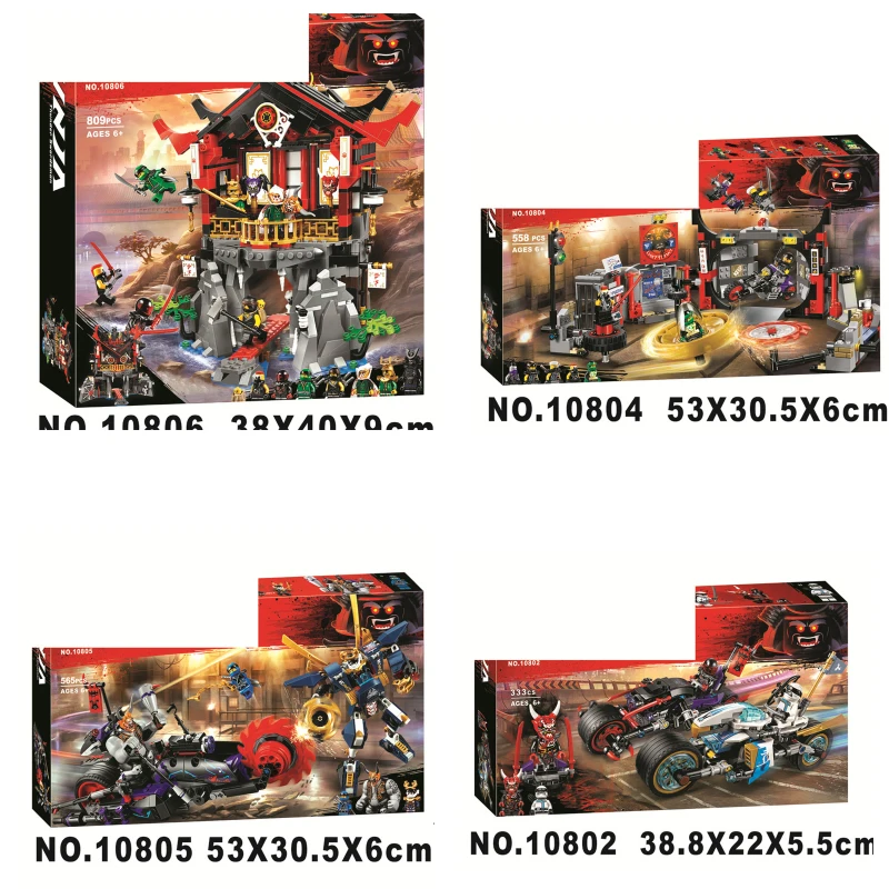 

NEW Compatible legoingly ninja 70639 70640 70641 70642 70643 Series Building blocks figures Educational toys for children