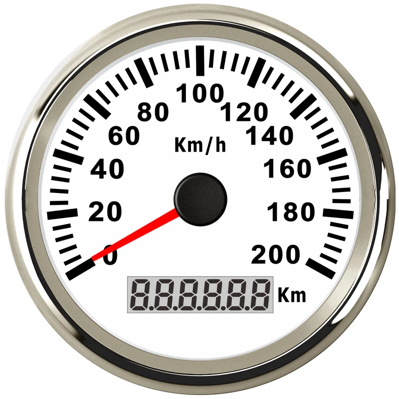 

New 85mm GPS Speedometer 120/200km/h Speed Gauge Motorcycle Marine Boat Speedometer for Buggy Golf Go Cart BWM e46 Ford Focus 2