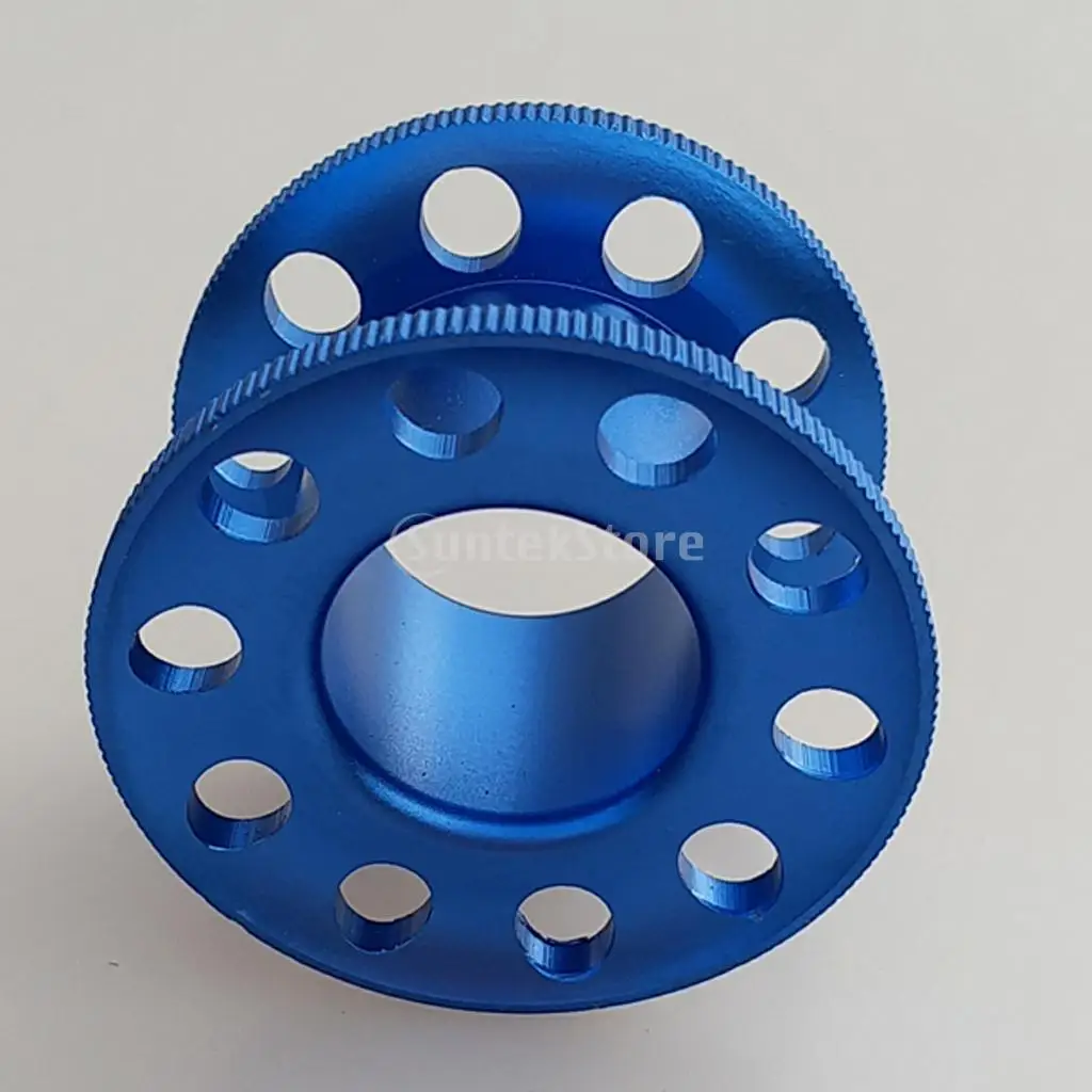 Lightweight Aluminum Alloy Scuba Diving Finger Spool Dive Reel Snorkeling Guide Line Spool Holder Water Sports Accessories