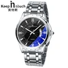 GARDER EN CONTACT Montre Hommes De Mode Auto Date Waterpoof Top Marque Mens Montres Calendrier Noctilucent Montre-Bracelet En Métal Avec Des Cadeaux Boîte ► Photo 2/6