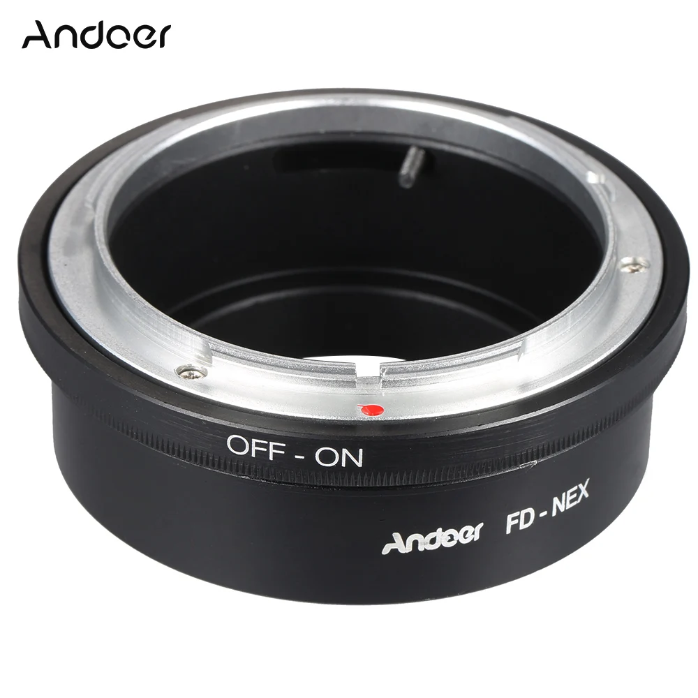 

Andoer FD-NEX Adapter Ring Lens Mount for Canon FD Lens to Fit for Sony NEX E Mount Digital Camera Body camera accessories