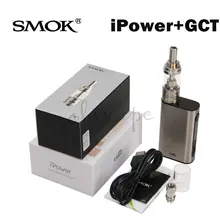 Original Eleaf iPower TC 80W Box Mod with Smok GCT Tank Kit 5000mah Battery E Cigarette Vape Box Mode Vaporizer