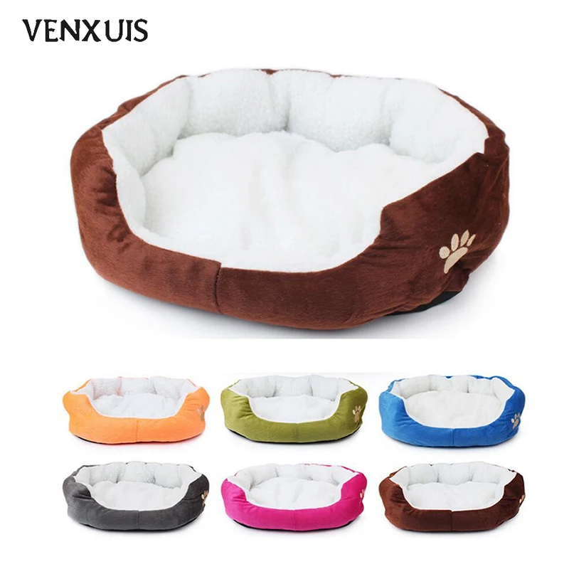 

New Soft Removable Cotton Winter Warm Pet Cat Dog Mat Comfortable Washable Pet Teddy Dog Mat Cozy Puppy Kennel Pet Bed