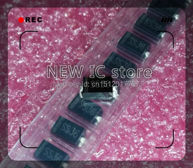 50 pcs/lot SS36 SMA соединение DO-214AC SB360 | Электронные компоненты и принадлежности