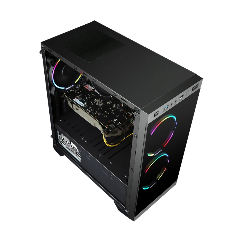 

Getworth S42 Intel i3 8100 Gaming PC Desktop Computer Home PC GT730K 2GB 1TB HDD 3 Types DDR3 8GB RAM 4 Free RGB Fans
