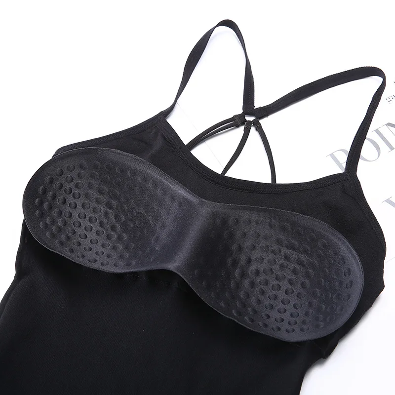 MAXMESSY Sexy Summer Vest Seamless Long Camisole For Women Tank Top Night Sleepwear New Girl Fitness Base Cami B018