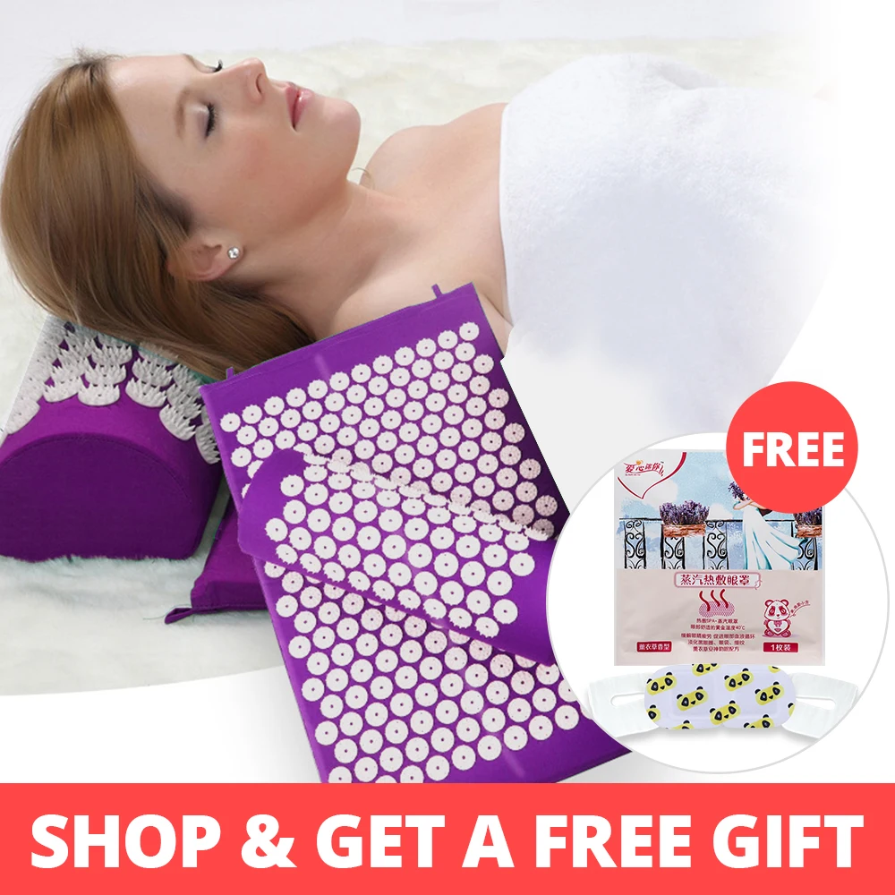 Kongdy Acupuncture Mat And Pillow Acupuncture Cushion Acupressure