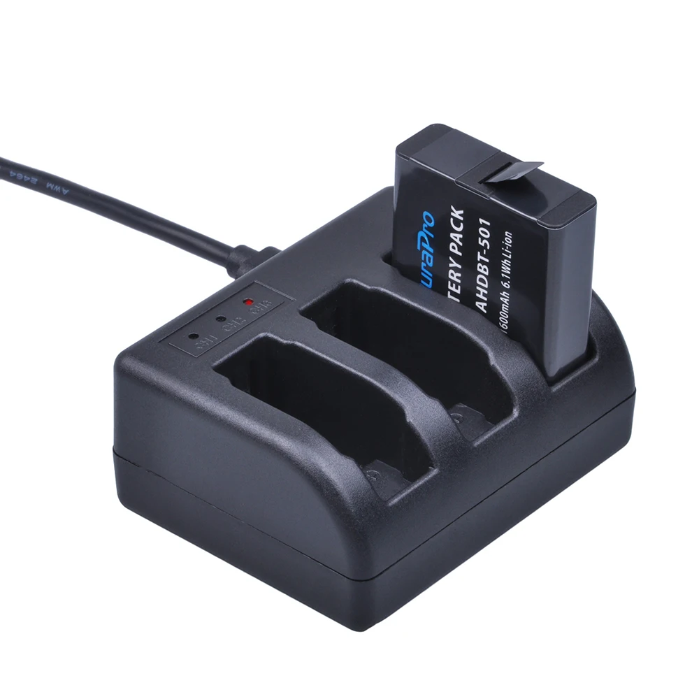 Устройство DuraPro для зарядки аккумуляторов 501 AHDBT AHDBT501 1 шт.|chargers for camera|charger forcharger gopro