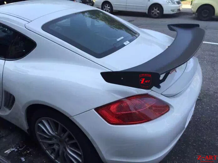 Подходит для Porsche Cayman 987 GT4 GT Z ART 05 12 карбоновое волокно большой задний спойлер