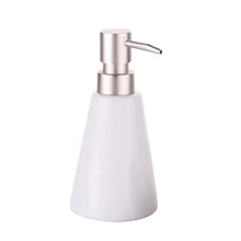1 шт Бутылка для лосьона, керамическая простая пустая коническая бутылочка для туалетных принадлежностей, контейнер для лосьона, шампуня, геля для душа