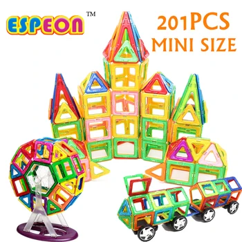 

Espeon New 201pcs Mini Magnetic Blocks Building Construction Blocks Toy Bricks Magnet Designer 3D DIY Toys For Children
