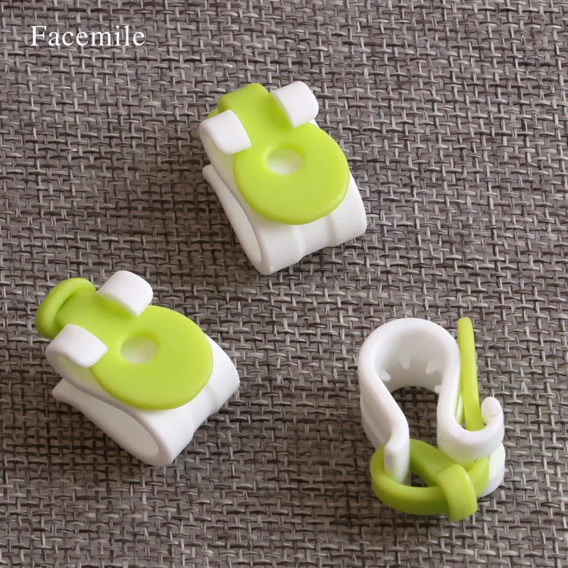 Facemile 3PCS/Set Cake Decorating Bag Clips Fondant Frosting Piping