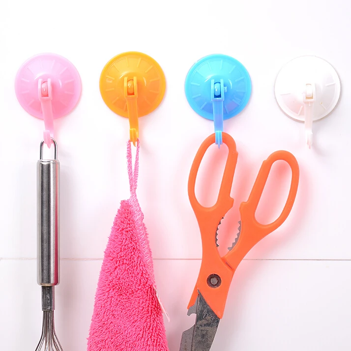 

6pcs/set Removable strong suction cup hook good quality Bathroom Kitchen Wall super powerful Vacuum Sucker