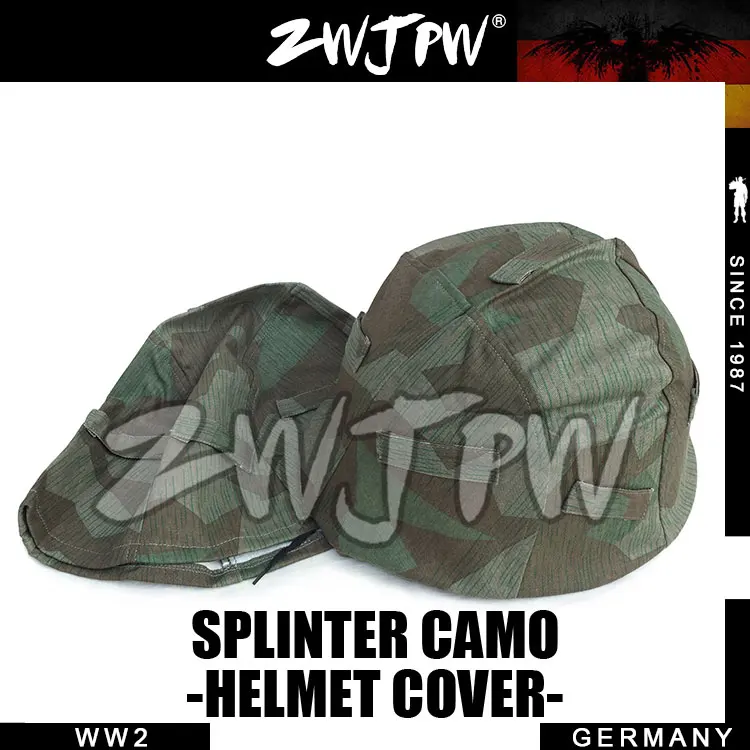 Чехол для шлема Второй мировой войны WH SPLINTER CAMO M35 DE/505119|helmet cover|m35 helmetcamo helmet cover |