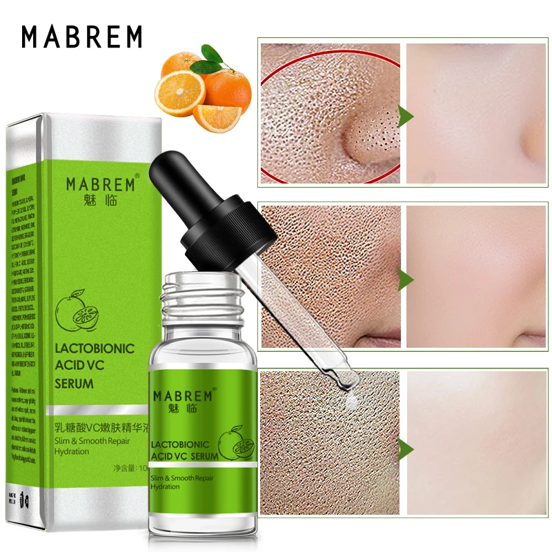 MABREM лактобионовая кислота VC Tender serum эффективно удаляет кератин и угри Repair serum Face Ance Маска для уменьшения пор уход