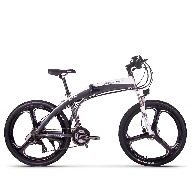 Discount RichBit New RT-880 Electric Bike Folding ebike Mountain Hybrid Electric Bicycle Frame Inside Li-on 36V*250W 9.6Ah Battery ebike 3 Discount RichBit New RT-880 Electric Bike Folding ebike Mountain Hybrid Electric Bicycle Frame Inside Li-on 36V*250W 9.6Ah Battery ebike 3