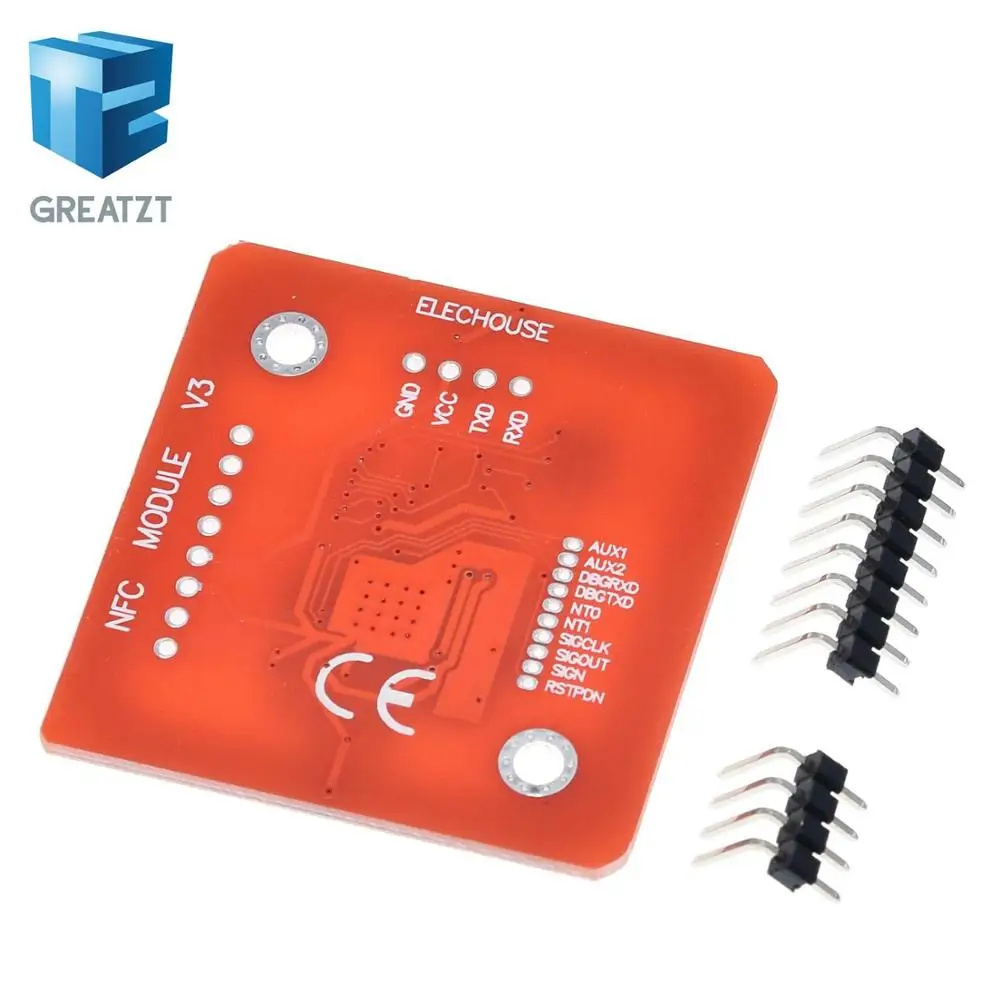 1 комплект GREATZT PN532 NFC RFID беспроводной модуль V3 пользовательские комплекты писатель режим IC S50 карты PCB аттенна IEC IIC SPI HSU для Arduino
