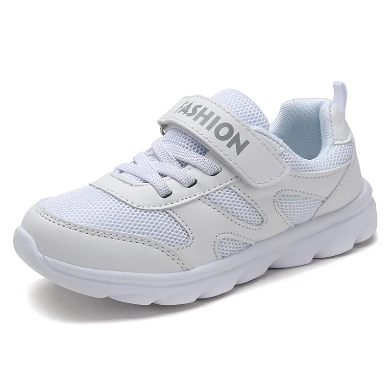 

Brand Fashion Kids Shoes for Girls Mesh Breathable White Trainers Boys Sneakers Toddler Running Spots Shoes High Quality 2018