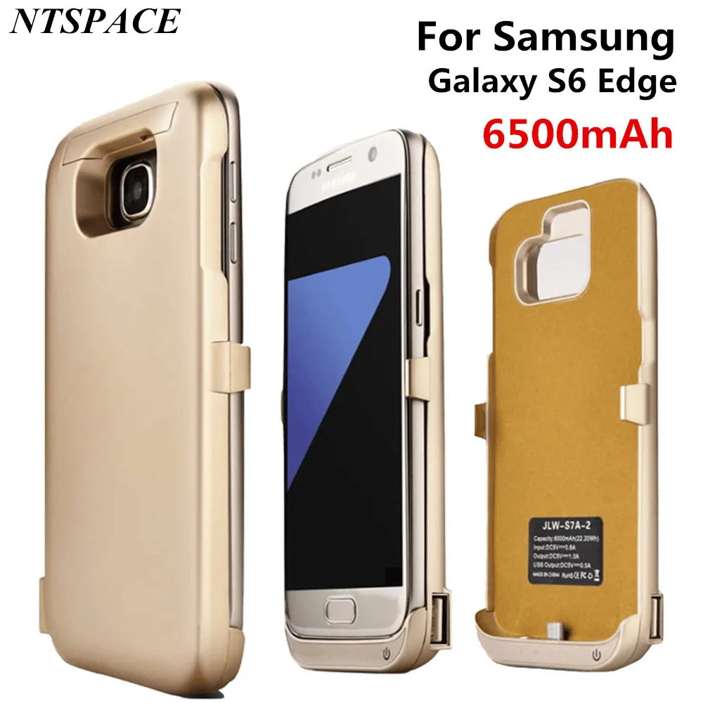 

Portable Battery Power Case For Samsung Galaxy S6 edge G9250 Power Bank Case For Samsung S6 G9200 External Battery Charger Case