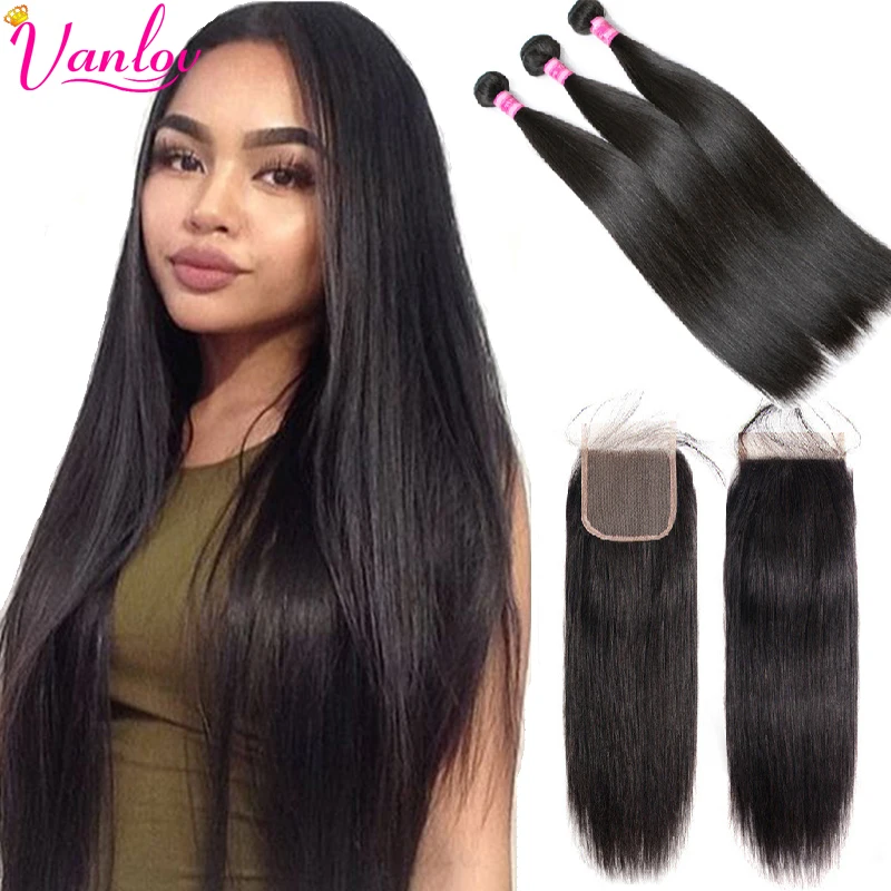 View Brazilian Straight Hair Bundles With Closure Aliexpress Pics