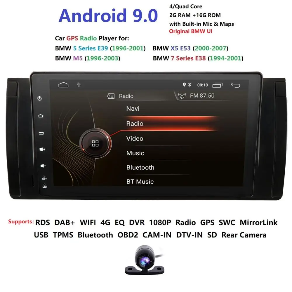 Flash Deal Android9.0 2GRAM 4GWIFI 16GROM GPS Navi 9