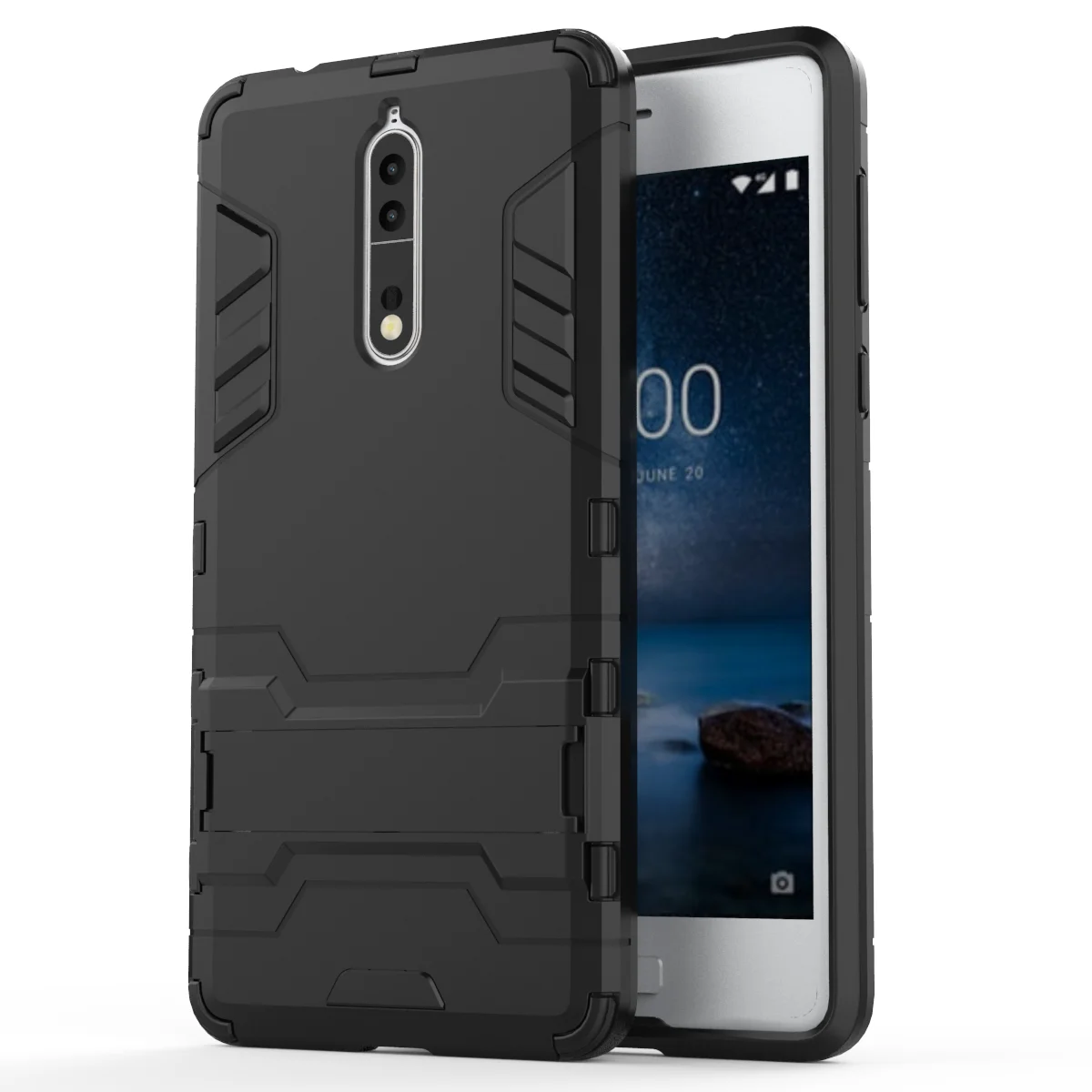 For Nokia X5 X6 6 5 3 1 7 8 2.1 5.1 6.1 Plus 8Sirocco Case Slim Iron Man Silicone TPU Shockproof Cover Stand Protective Coque |
