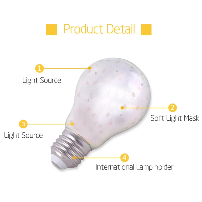 3D estrella bombilla Led 220 V E27 colorido fuegos artificiales Led Bombilla de Edison vacaciones Navidad decoración Lampada LED lámpara lámparas Bombillas 3D estrella bombilla Led 220 V E27 colorido fuegos artificiales Led Bombilla de Edison vacaciones Navidad decoración Lampada LED lámpara lámparas Bombillas